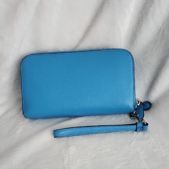 Coach Vibrant Blue Satchel and Wallet Set - Picture 9 of 15